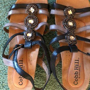 Cobb Hill Size 7W black/gray sandal